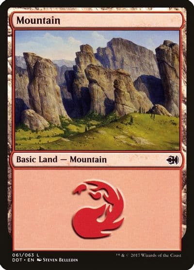 Mountain 061 Duel Decks: Merfolk vs. Goblins Magic card
