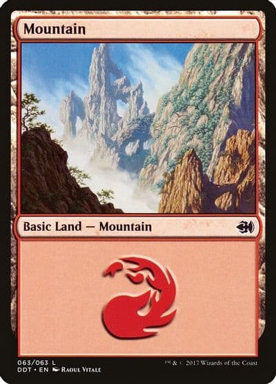 Mountain 063 Duel Decks: Merfolk vs. Goblins Magic card