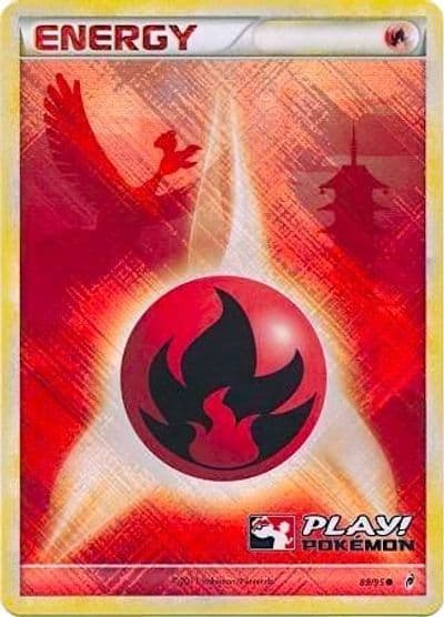 Fire Energy (Play! Pokemon) League & Championship Cards Pokemon card