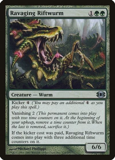 Ravaging Riftwurm Future Sight Magic card