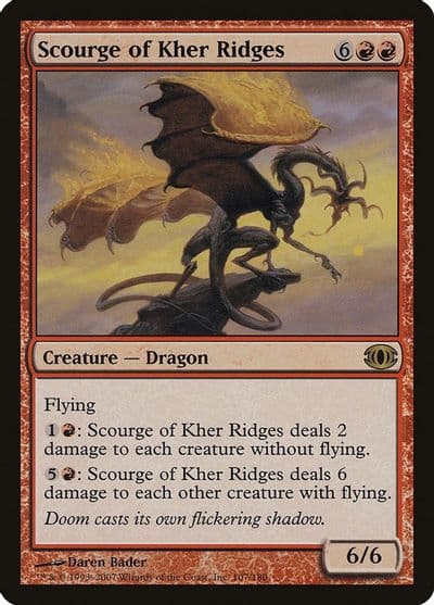 Scourge of Kher Ridges Future Sight Magic card