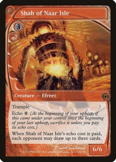 Shah of Naar Isle Future Sight Magic card
