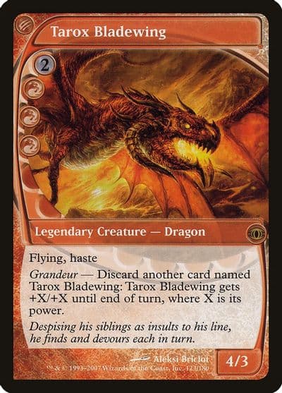 Tarox Bladewing Future Sight Magic card
