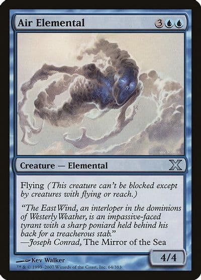 Air Elemental 10th Edition Magic card