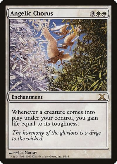 Angelic Chorus 10th Edition Magic card