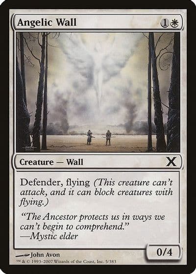 Angelic Wall 10th Edition Magic card