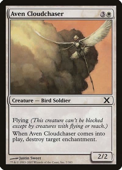 Aven Cloudchaser 10th Edition Magic card