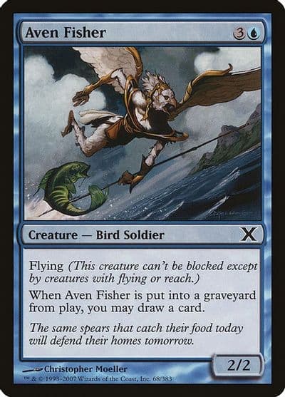 Aven Fisher 10th Edition Magic card