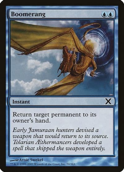 Boomerang 10th Edition Magic card