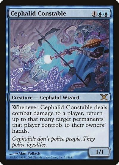 Cephalid Constable 10th Edition Magic card