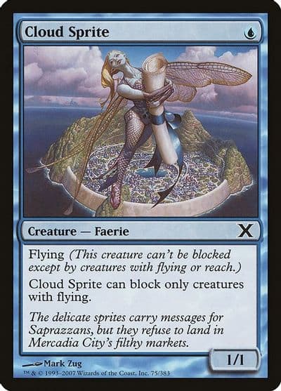 Cloud Sprite 10th Edition Magic card