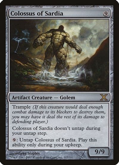 Colossus of Sardia 10th Edition Magic card