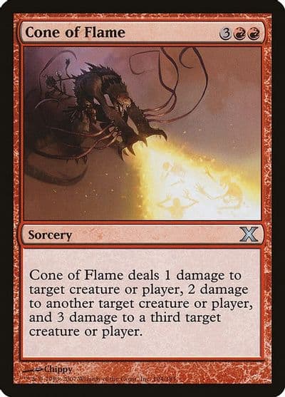 Cone of Flame 10th Edition Magic card