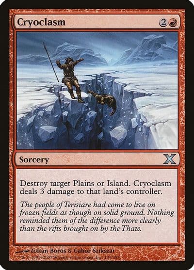 Cryoclasm 10th Edition Magic card
