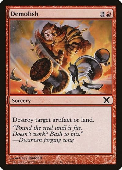 Demolish 10th Edition Magic card