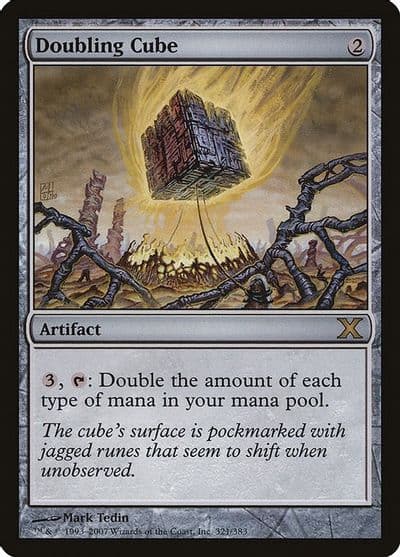 Doubling Cube 10th Edition Magic card