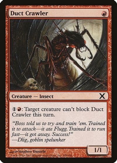 Duct Crawler 10th Edition Magic card
