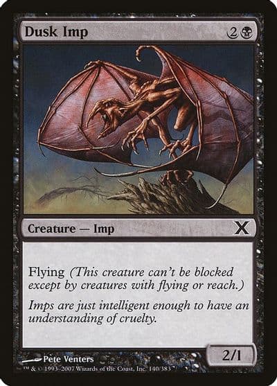 Dusk Imp 10th Edition Magic card