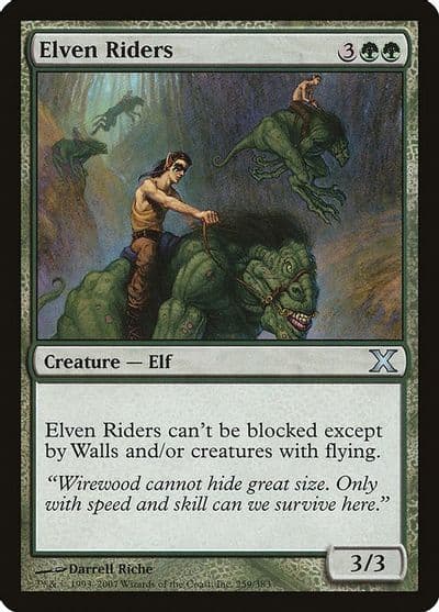 Elven Riders 10th Edition Magic card