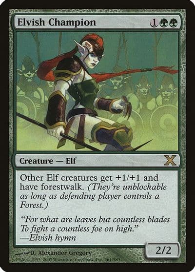Elvish Champion 10th Edition Magic card