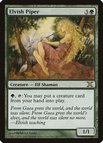 Elvish Piper 10th Edition Magic card
