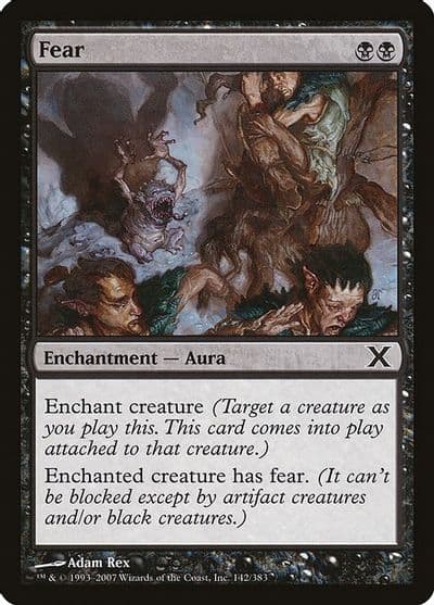 Fear 10th Edition Magic card