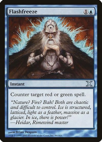 Flashfreeze 10th Edition Magic card