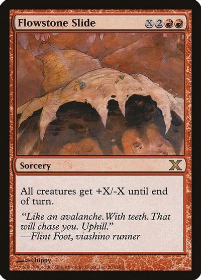 Flowstone Slide 10th Edition Magic card