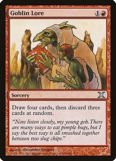 Goblin Lore 10th Edition Magic card