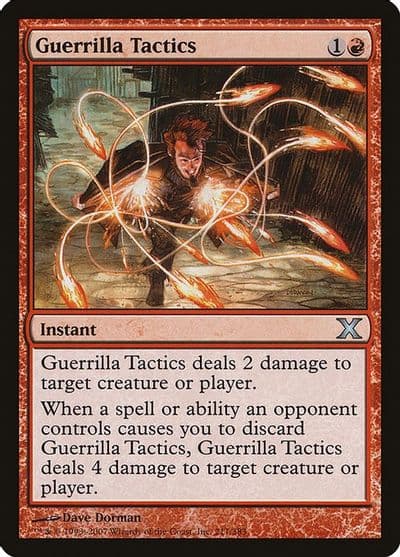 Guerrilla Tactics 10th Edition Magic card