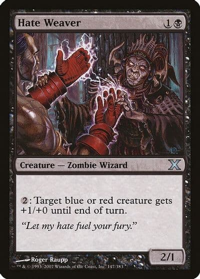 Hate Weaver 10th Edition Magic card
