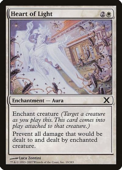 Heart of Light 10th Edition Magic card
