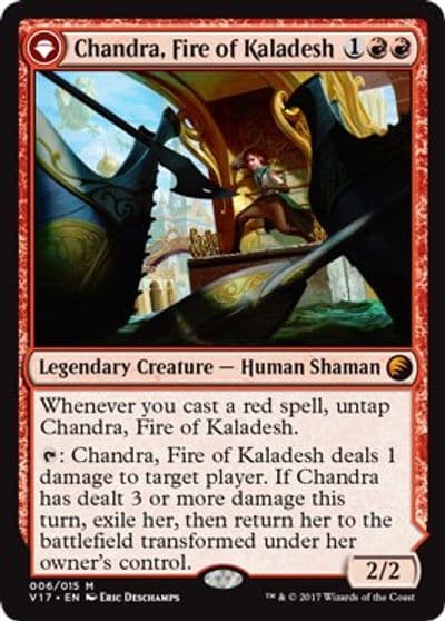 Chandra Fire of Kaladesh From the Vault: Transform Magic card