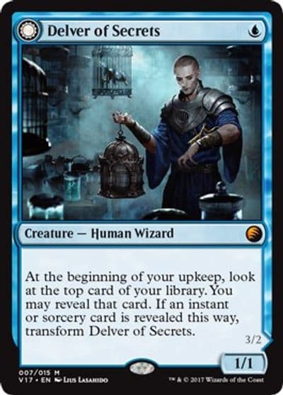 Delver of Secrets From the Vault: Transform Magic card