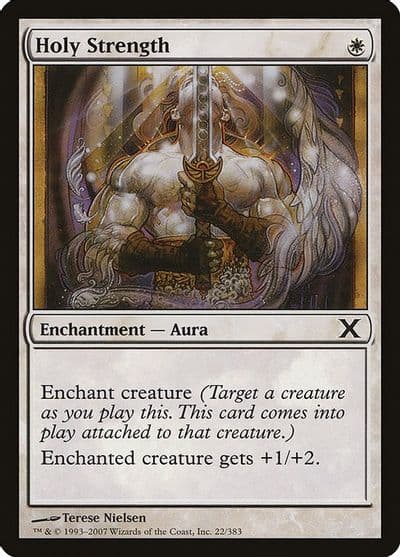 Holy Strength 10th Edition Magic card