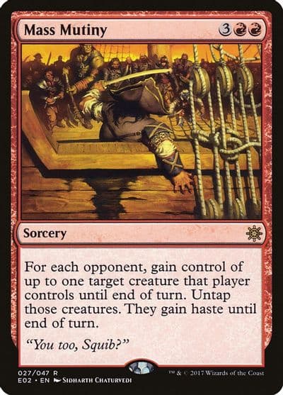 Mass Mutiny Explorers of Ixalan Magic card