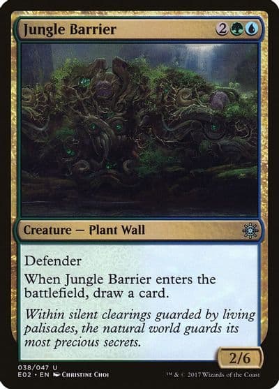 Jungle Barrier Explorers of Ixalan Magic card