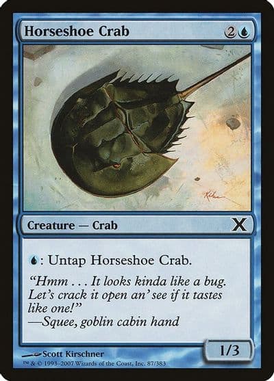 Horseshoe Crab 10th Edition Magic card