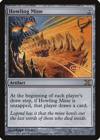 Howling Mine 10th Edition Magic card