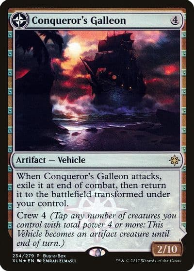 Conquerors Galleon Buy-A-Box Promos Magic card