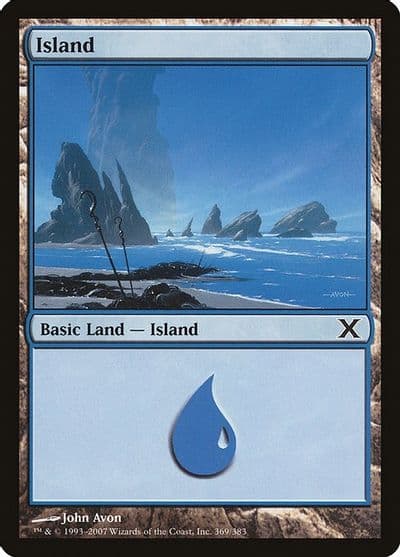Island 369 10th Edition Magic card