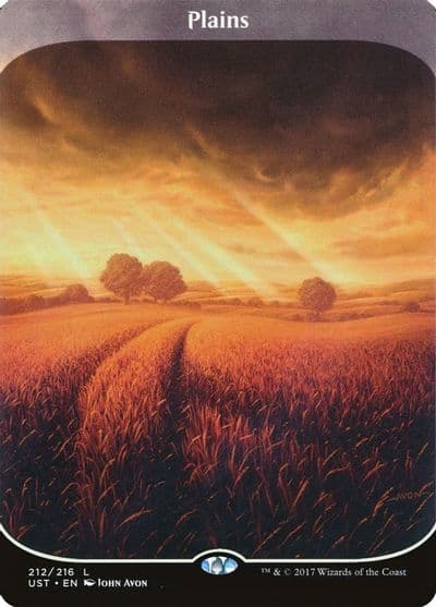 Plains Unstable Magic card