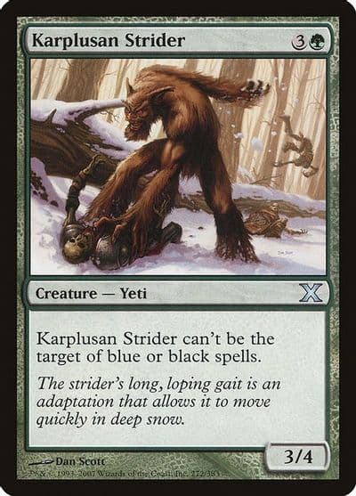 Karplusan Strider 10th Edition Magic card