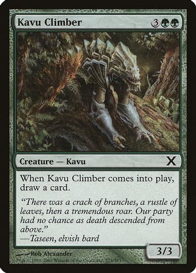 Kavu Climber 10th Edition Magic card