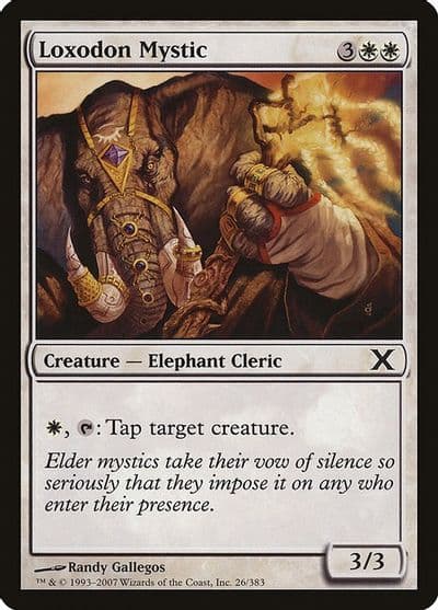 Loxodon Mystic 10th Edition Magic card