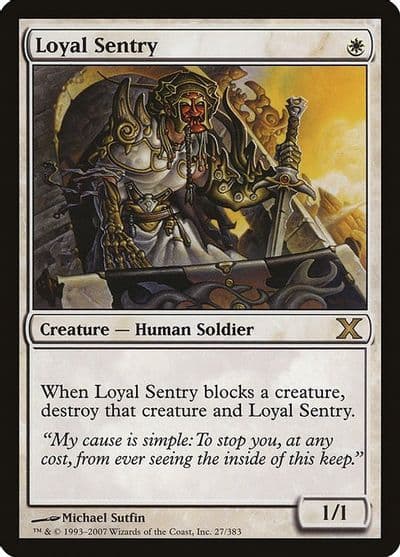 Loyal Sentry 10th Edition Magic card
