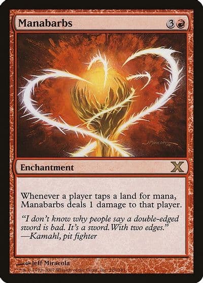Manabarbs 10th Edition Magic card