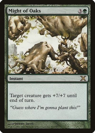 Might of Oaks 10th Edition Magic card