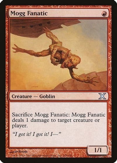 Mogg Fanatic 10th Edition Magic card