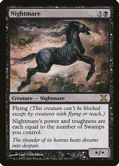 Nightmare 10th Edition Magic card